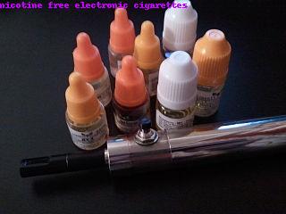 nicotine free electronic cigarettes